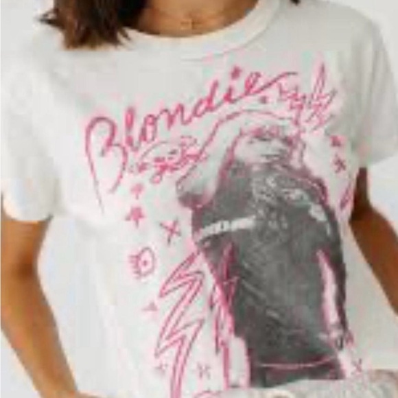 Blondie Graphic White Tee - Short Sleeve - Picture 1 of 2